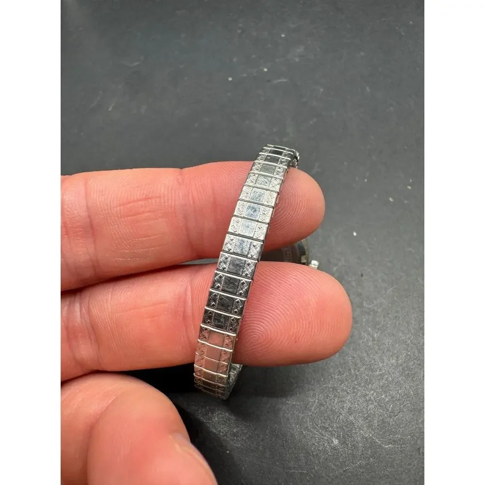 Jean Cardot 17 Jewels Antimagnetic Unbreakable Mainspring Silver Tone Wristwatch